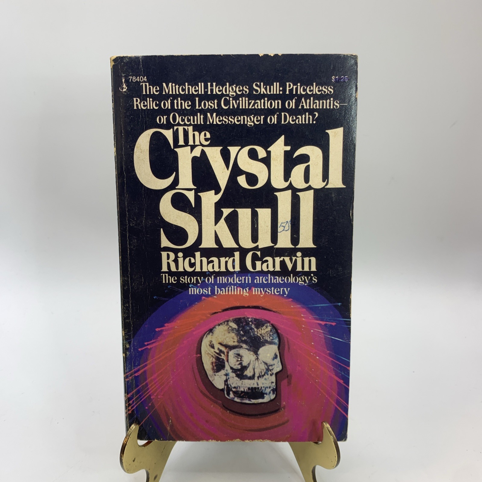 The Crystal Skull Pocket PB 1974 Richard Gavin Michell Hedges Atlantis Occult