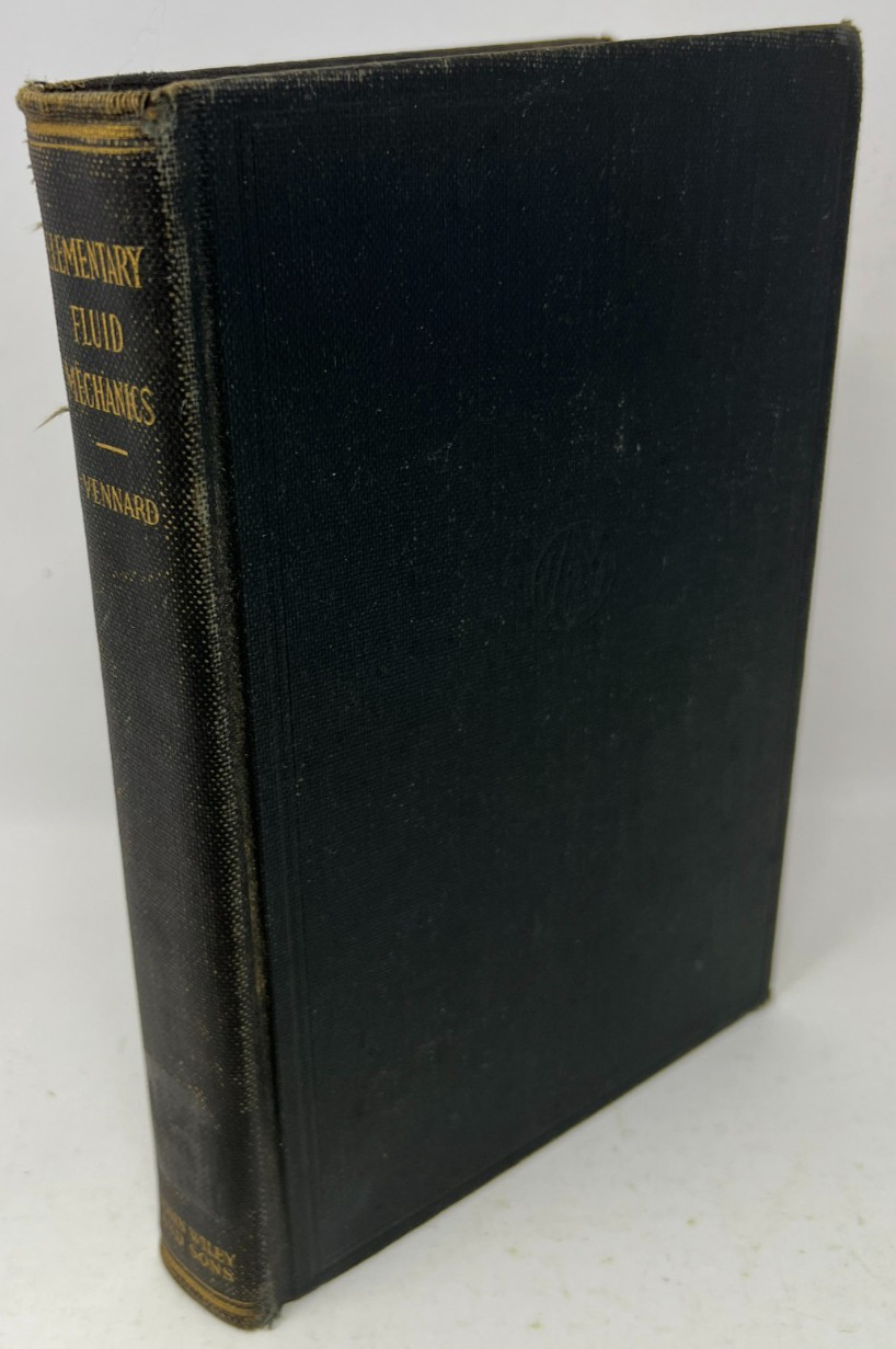 VTG Elementary Fluid Mechanics by John K. Vennard – 1940 HC John Wiley & Sons