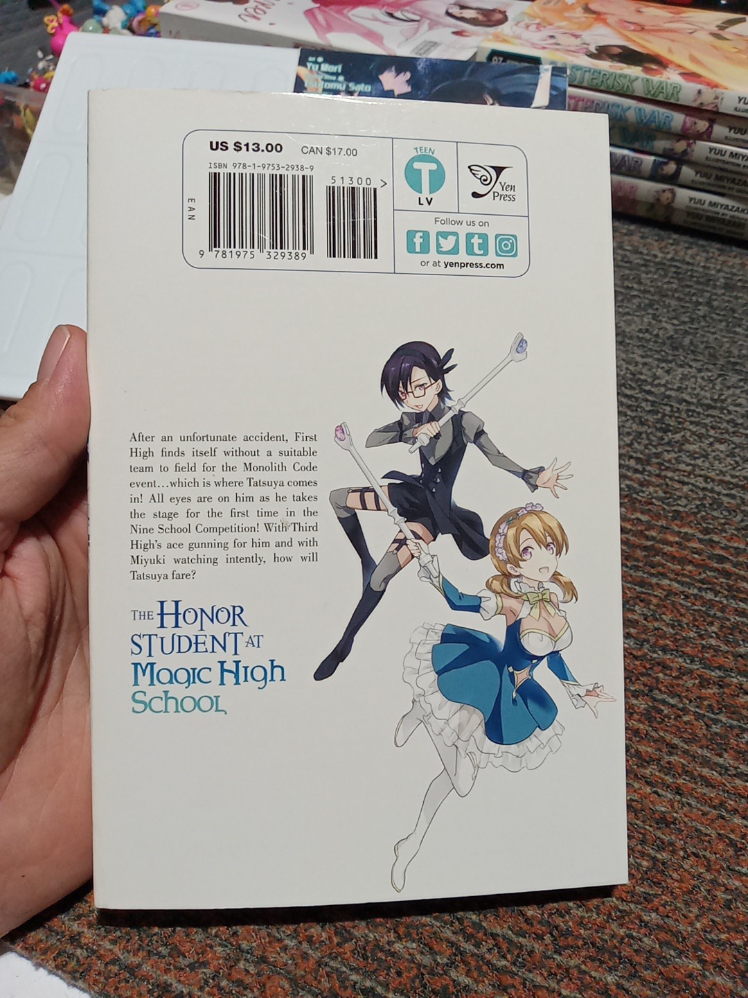 7x The Honor Student at Magic High School Eng. Manga Vols. 3, 4, 5, 7, 8, 9, 10