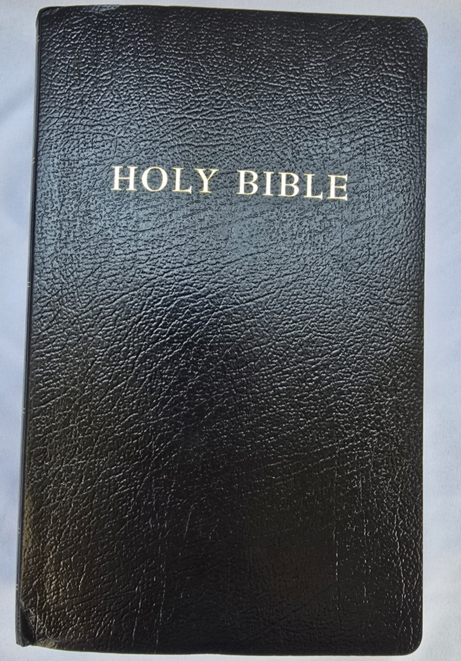 King James Version Reference Edition Black Bonded Leather Holy Bible 9×5.5 2022