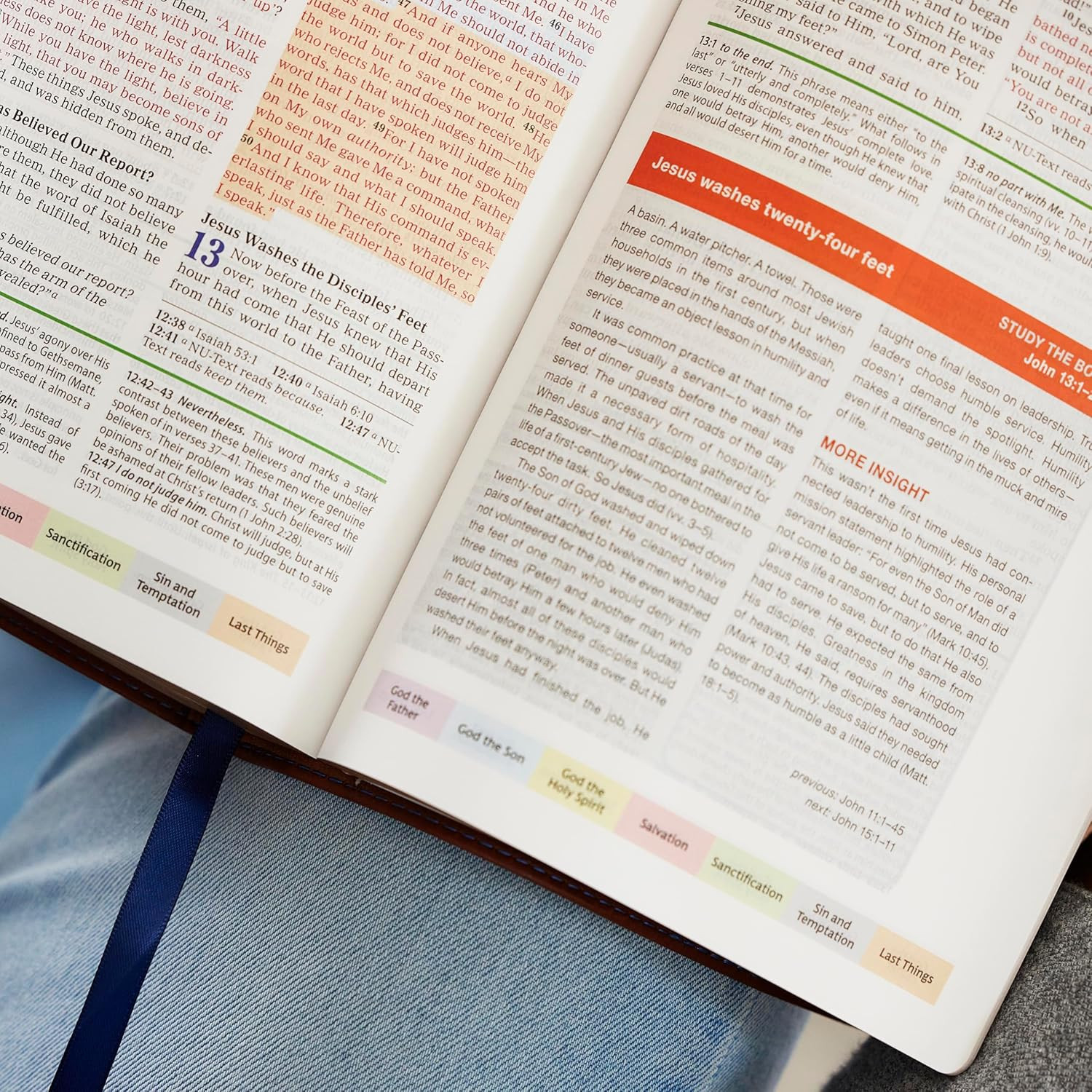 Color Code Study Bible, Revealing God’S Truth Color by Color (NKJV, Brown Leathe