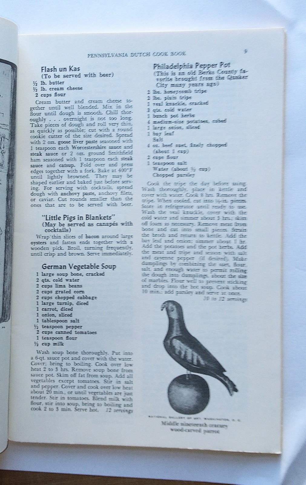PENNSYLVANIA DUTCH COOKBOOK Culinary Arts Press 1961 Fine Old Recipes 62 pages