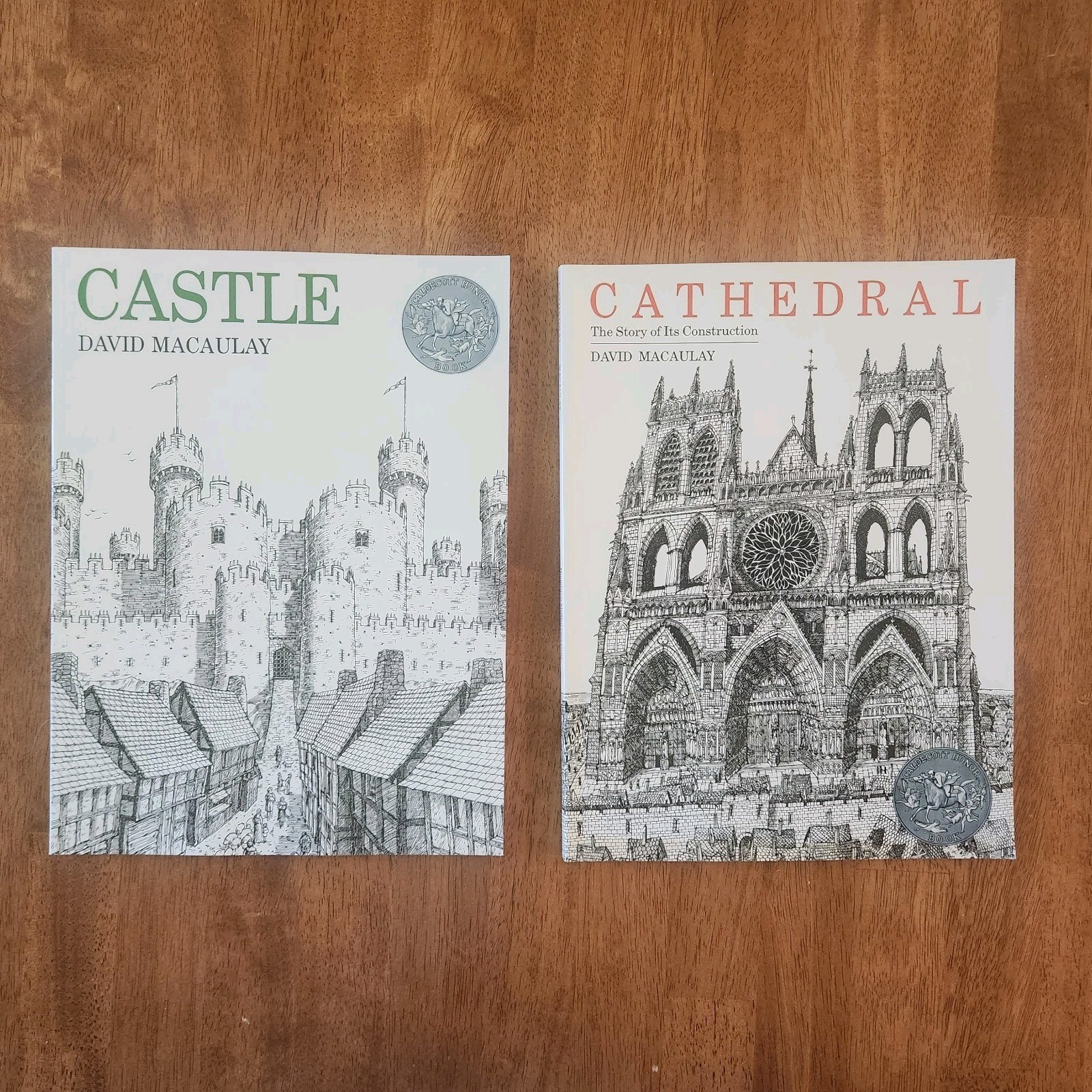 Lot 6 DAVID MACAULAY Books City Pyramid Castle Mosque Cathedral Way Things Work
