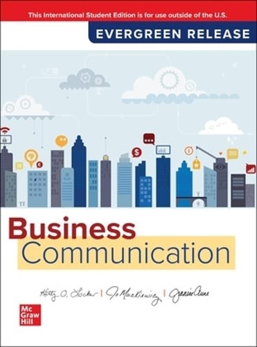Business Communication: 2025 Release ISE by Kitty Locker: New