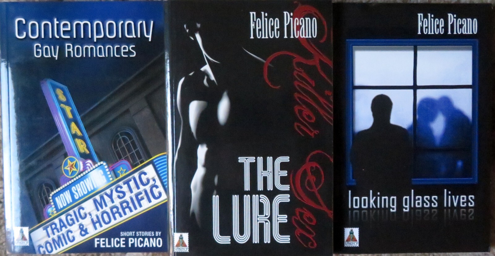 FELICE PICANO – Three (3) Trade Paperbacks – Contemporary Gay Romances