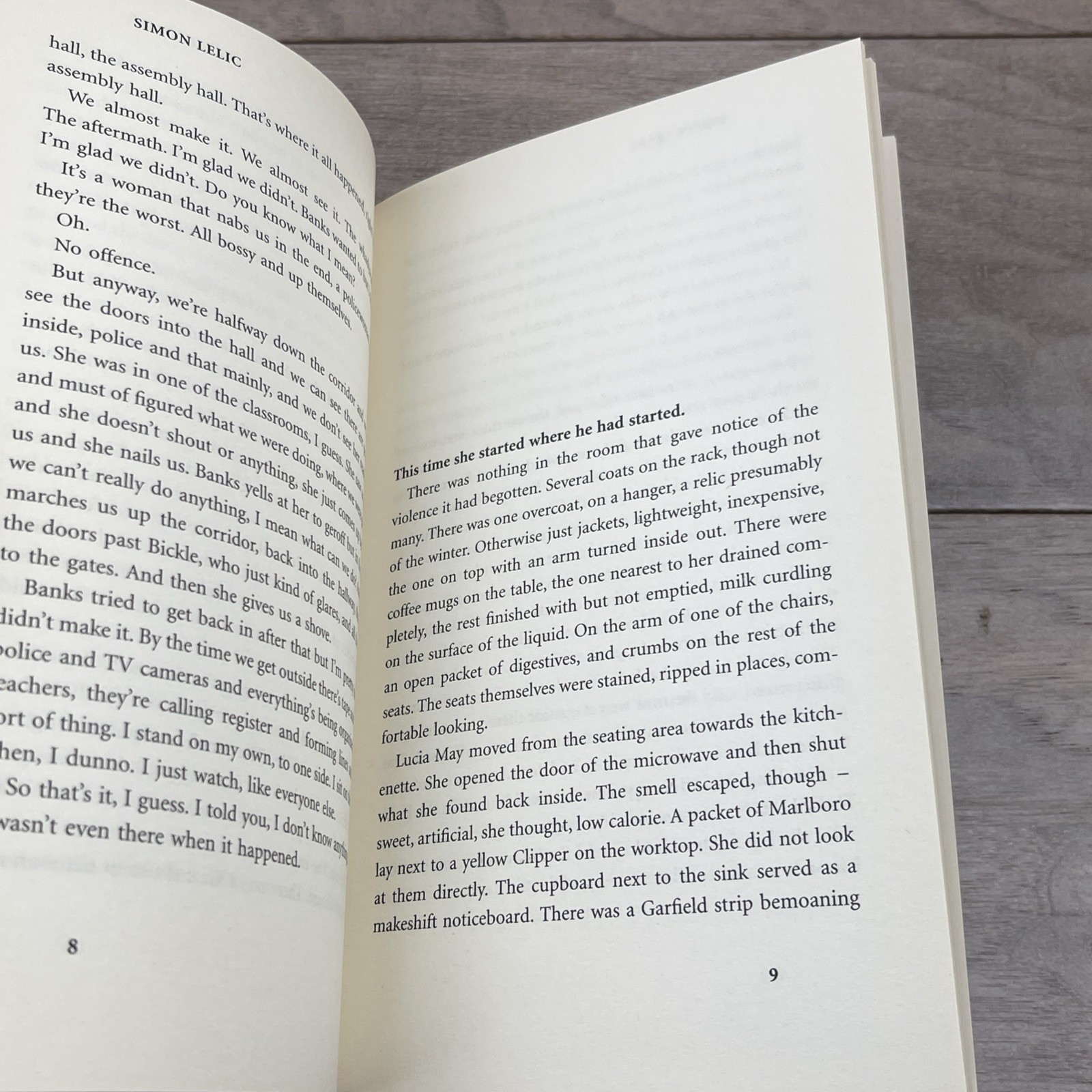 Simon Lelic- Rupture – First Edition & Signed by Author. Limited Edition, Rare