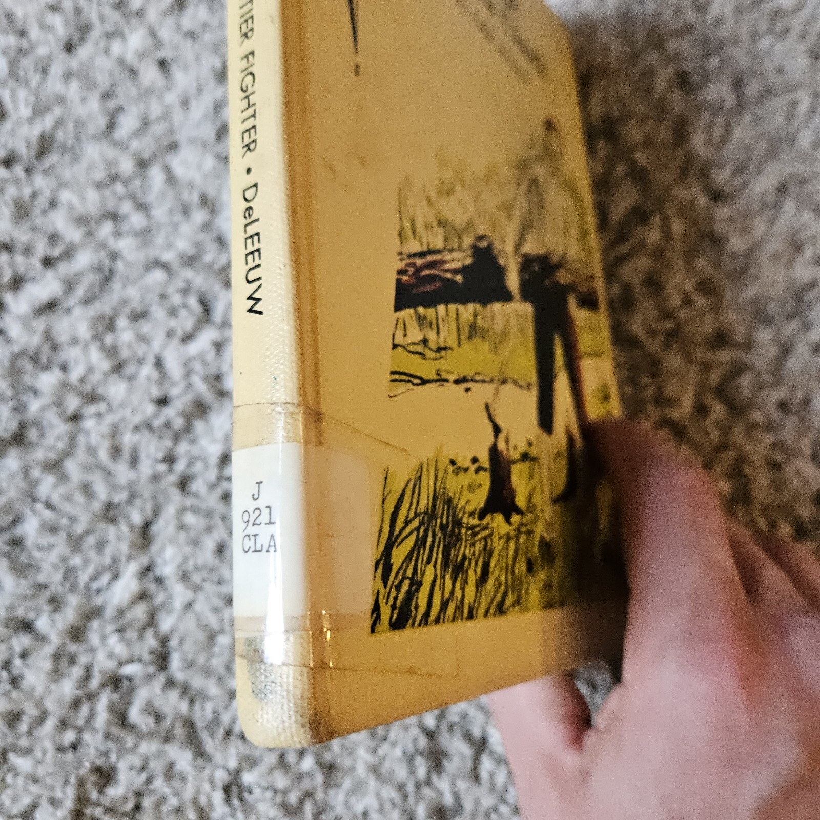 George Rogers Clark By Adele deLeeuw 1967 Hardcover Book Ex Lib