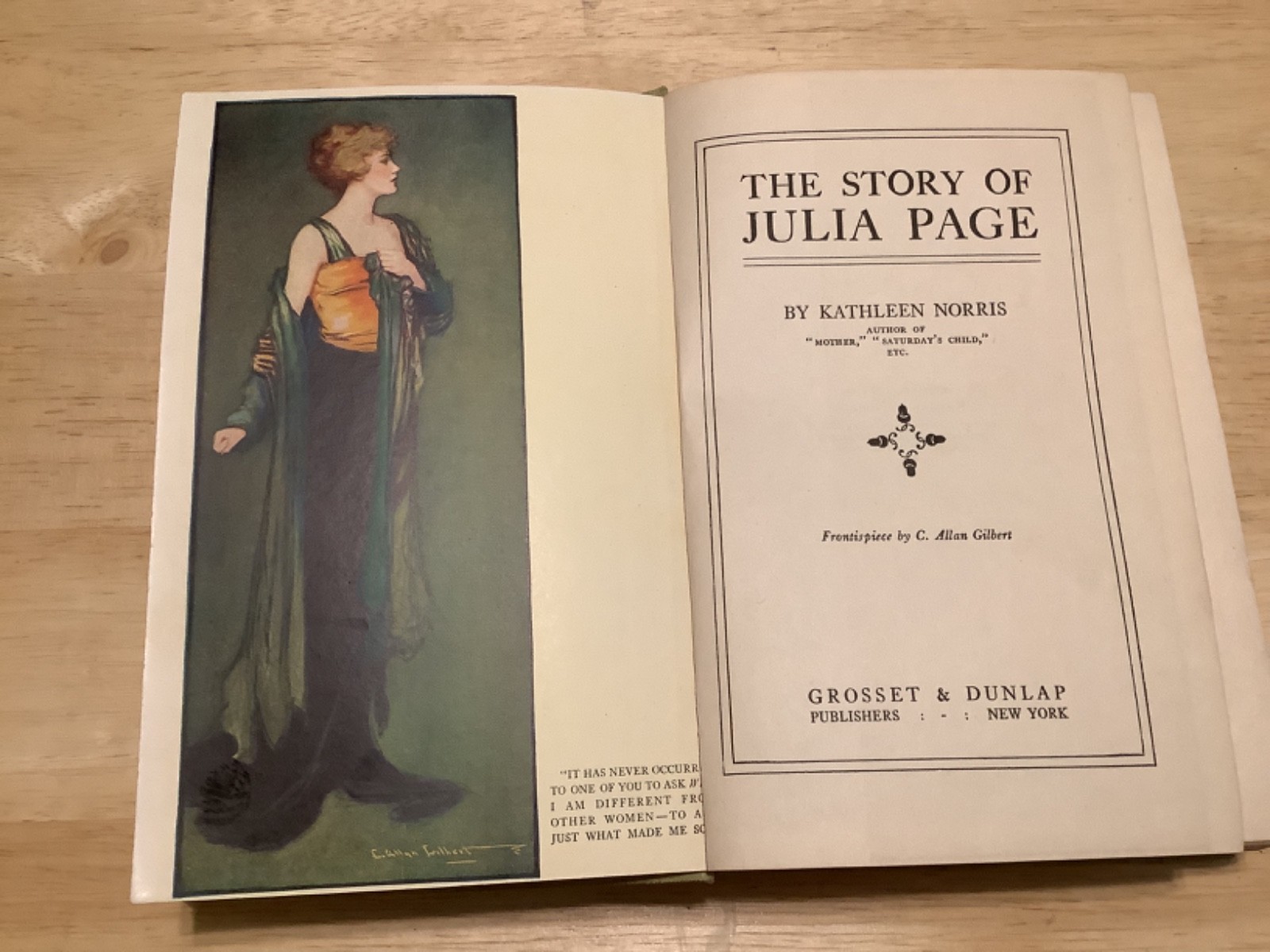 The Story Of Julia Page – Kathleen Norris 1915