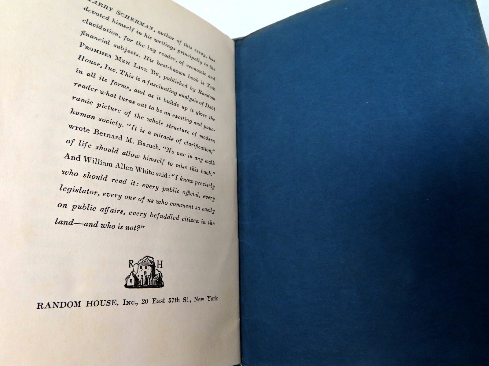 1942 Readers Digest Random House Harry Scherman Author Essay WWII 36 Pages