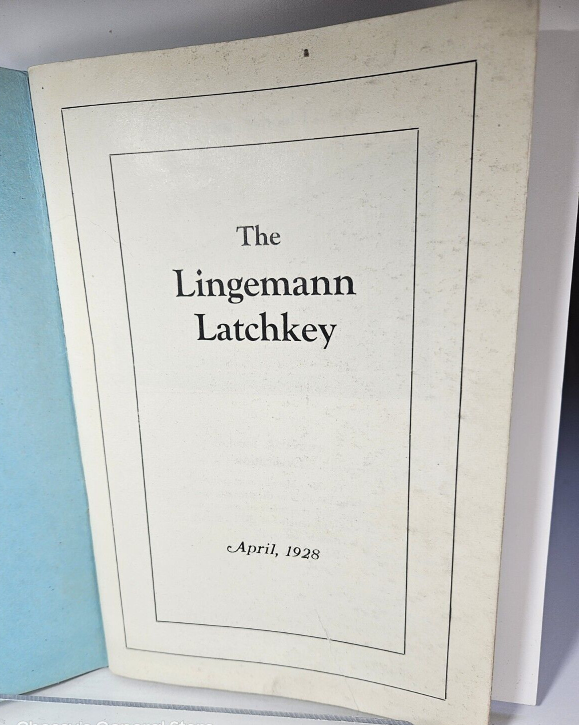 Lingemann-Latchkey School Activity Yearbook 1928. 18 pages of Detroit ads.