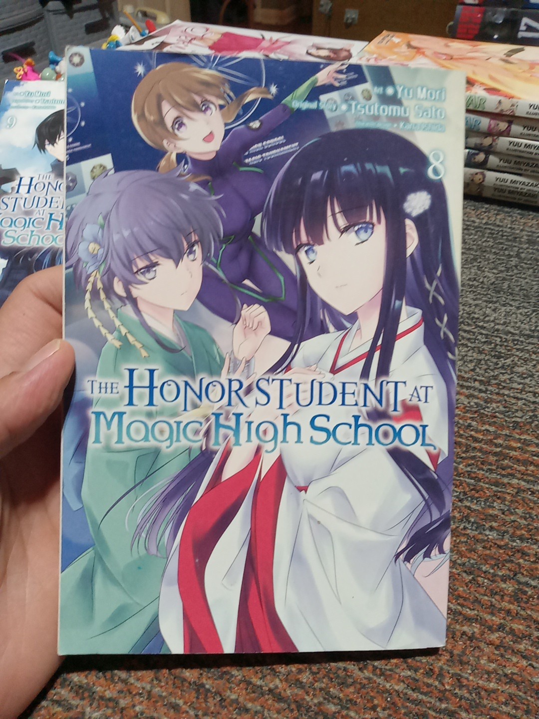 7x The Honor Student at Magic High School Eng. Manga Vols. 3, 4, 5, 7, 8, 9, 10