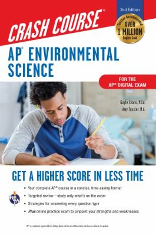 AP® Environmental Science Crash Course, For the 2021 Exam, Book +