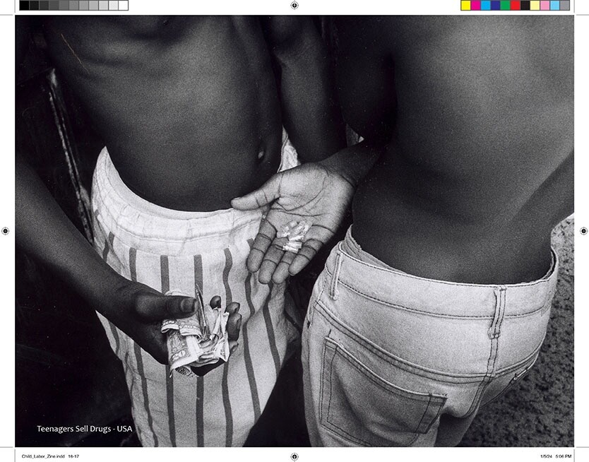 Stephen Shames – CHILD LABOR Zine – 28 pages – 5.5 x 8.5 inches BLM Zine