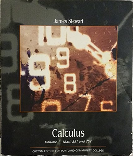 Calculus Volume 1: Math 251 an – ACCEPTABLE