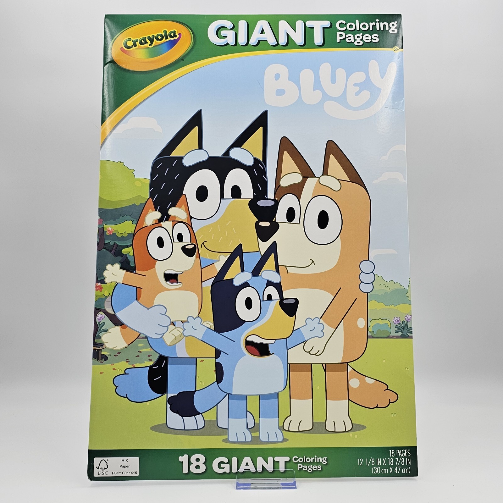 Crayola Bluey Giant Coloring Pages Coloring Book 18 Pages 18 in