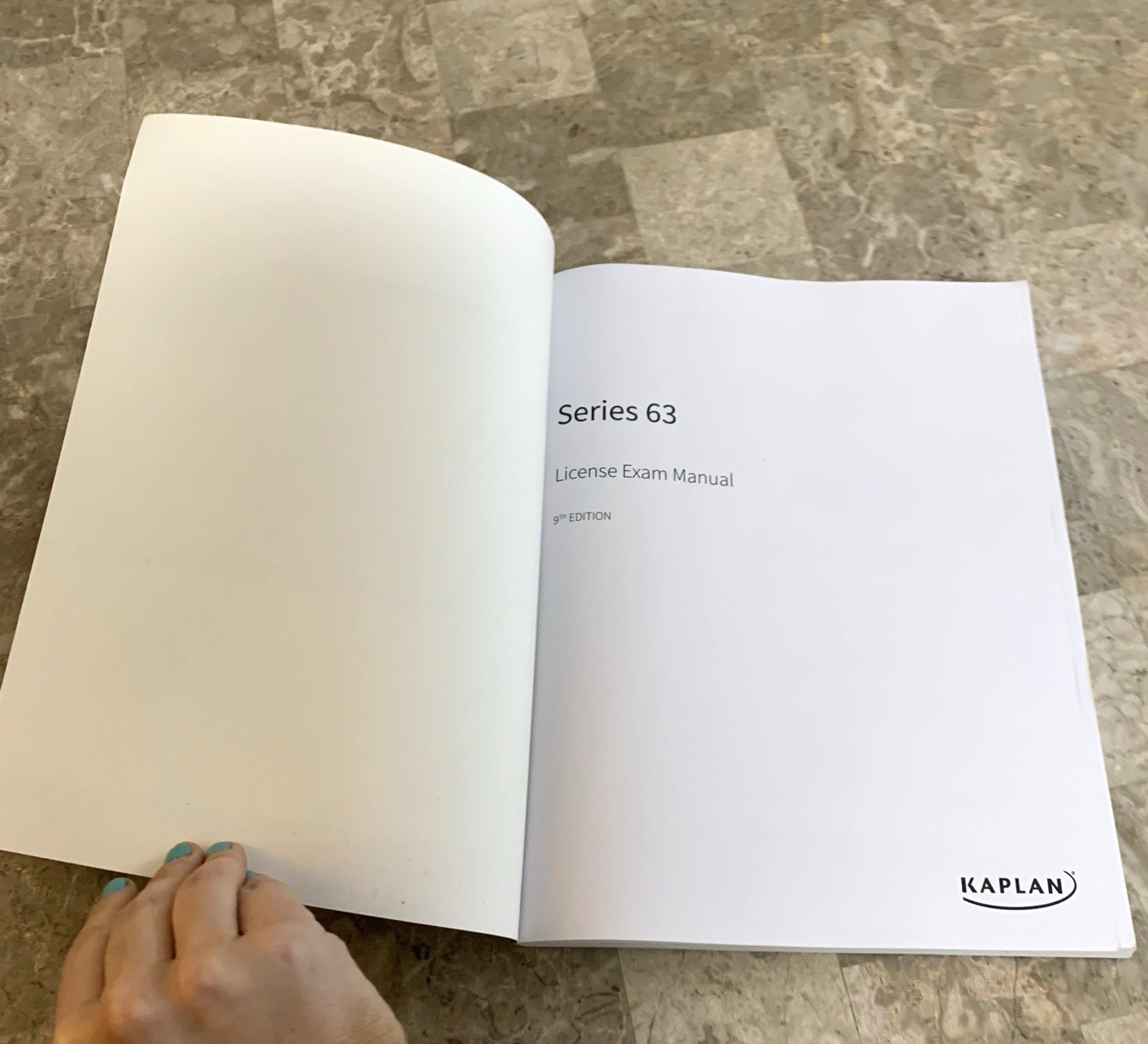 Updated 2025 Kaplan Series 63 Securities License Exam Manual Class Notes 9th Ed