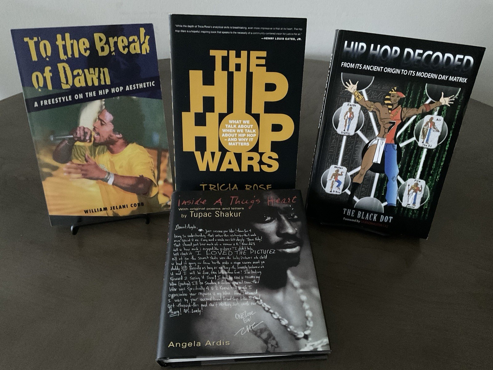 Hip Hop Wars Book Lot (4) Decoded: From Its Ancient Origin- Break Of Dawn- Tupac