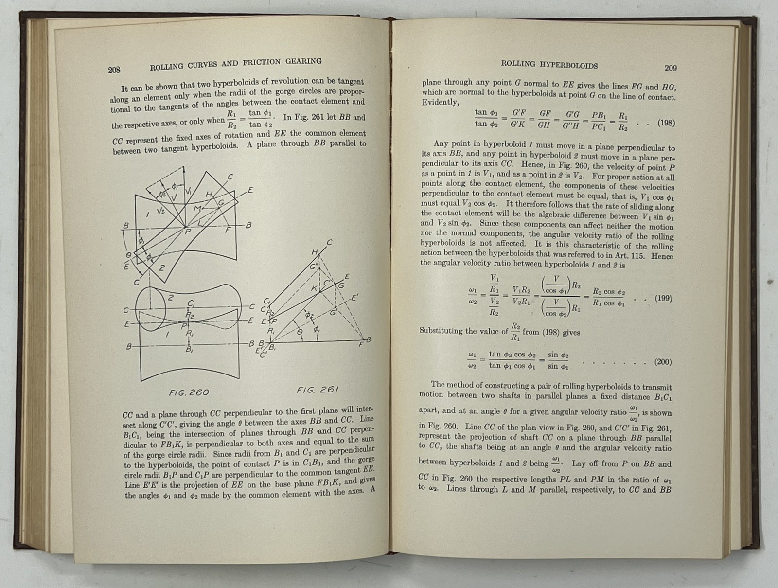VTG Kinematics of Machinery by C. D. Albert & F. S. Rogers – 1938 HC John Wiley