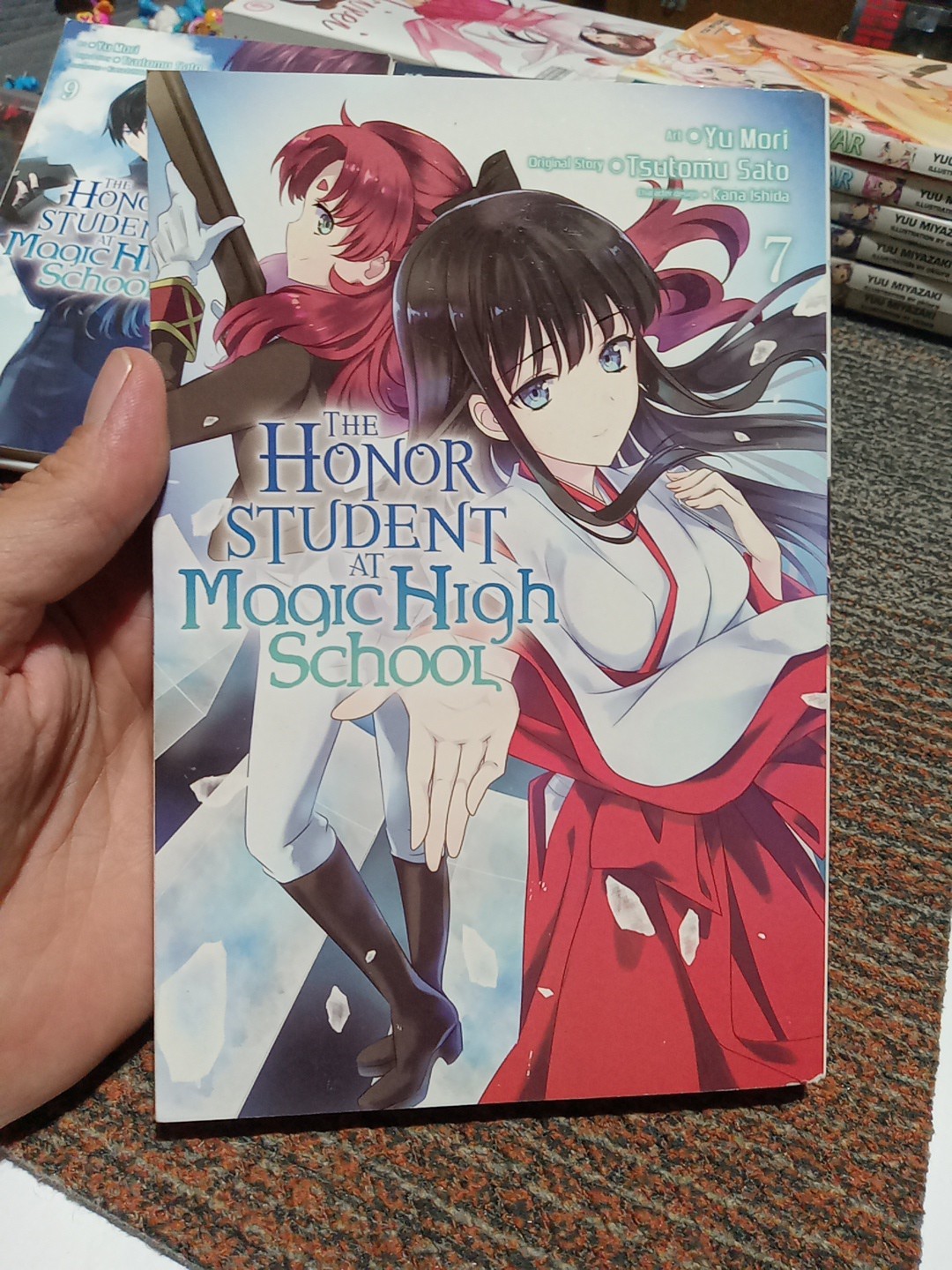 7x The Honor Student at Magic High School Eng. Manga Vols. 3, 4, 5, 7, 8, 9, 10