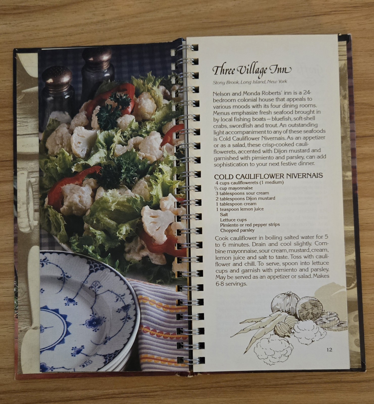 Benson & Hedges Cookbook 1981 Recipes From Great American Inns Spiral Hardcover