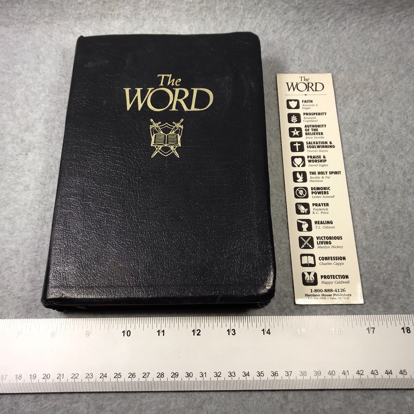 The Word Study Bible King James Version Red Letter Edition Harrison House 1990