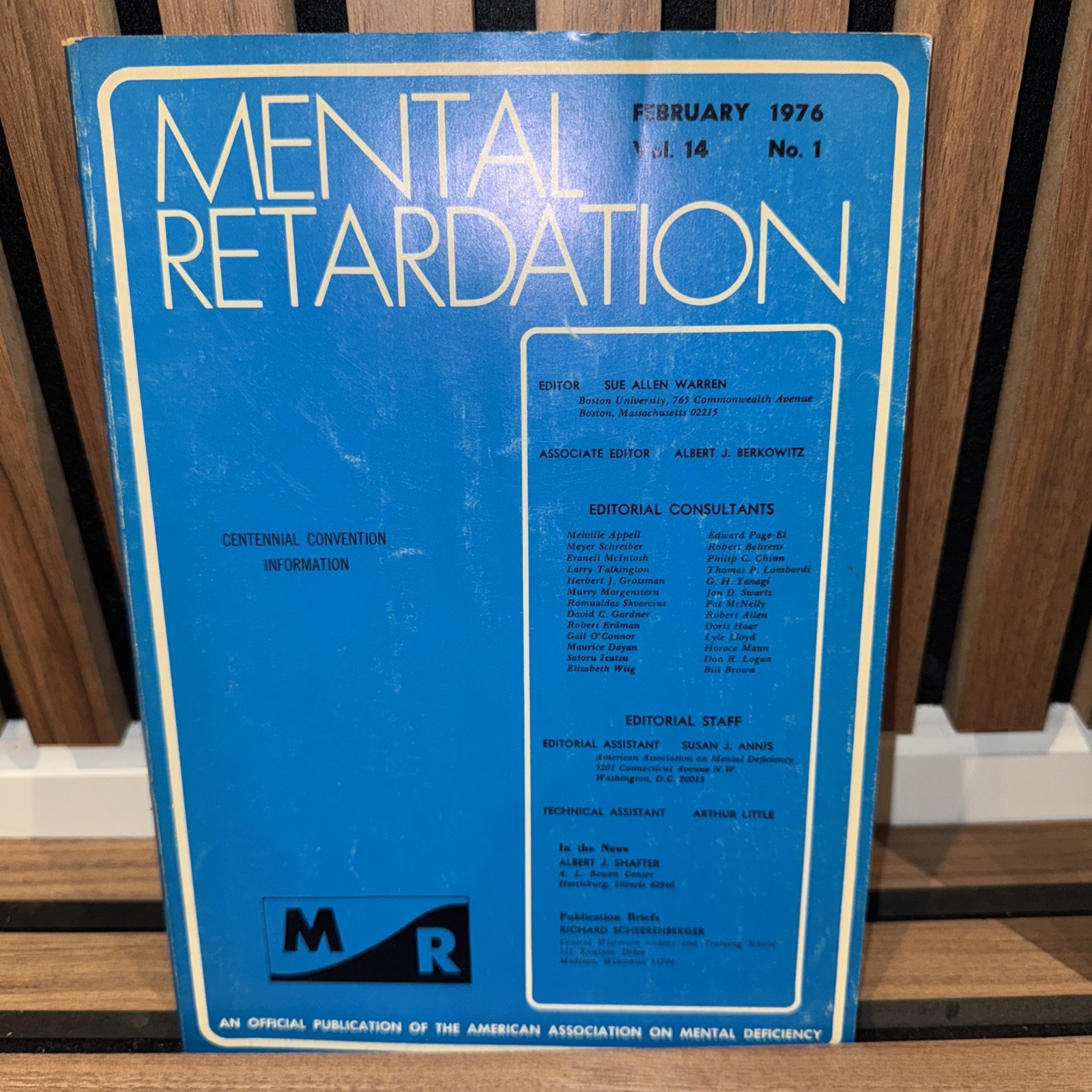 Mental Retardation AAMD Magazines Publications – February & April 1976