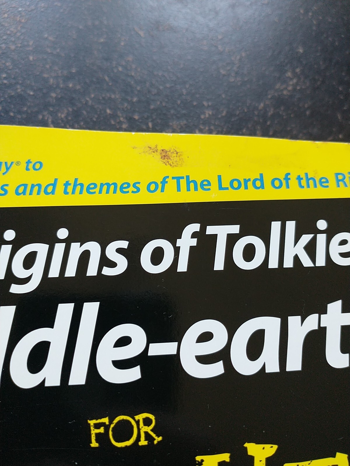 Origins of Tolkien’s Middle-Earth for Dummies by Greg Harvey (2003, Trade…