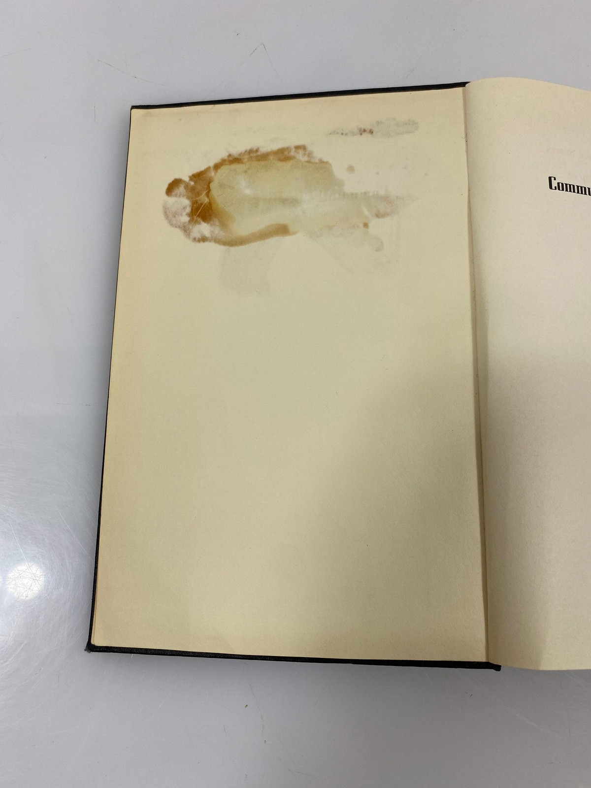 Community in Disaster by Form/Nosow Ex-library 1958 HC