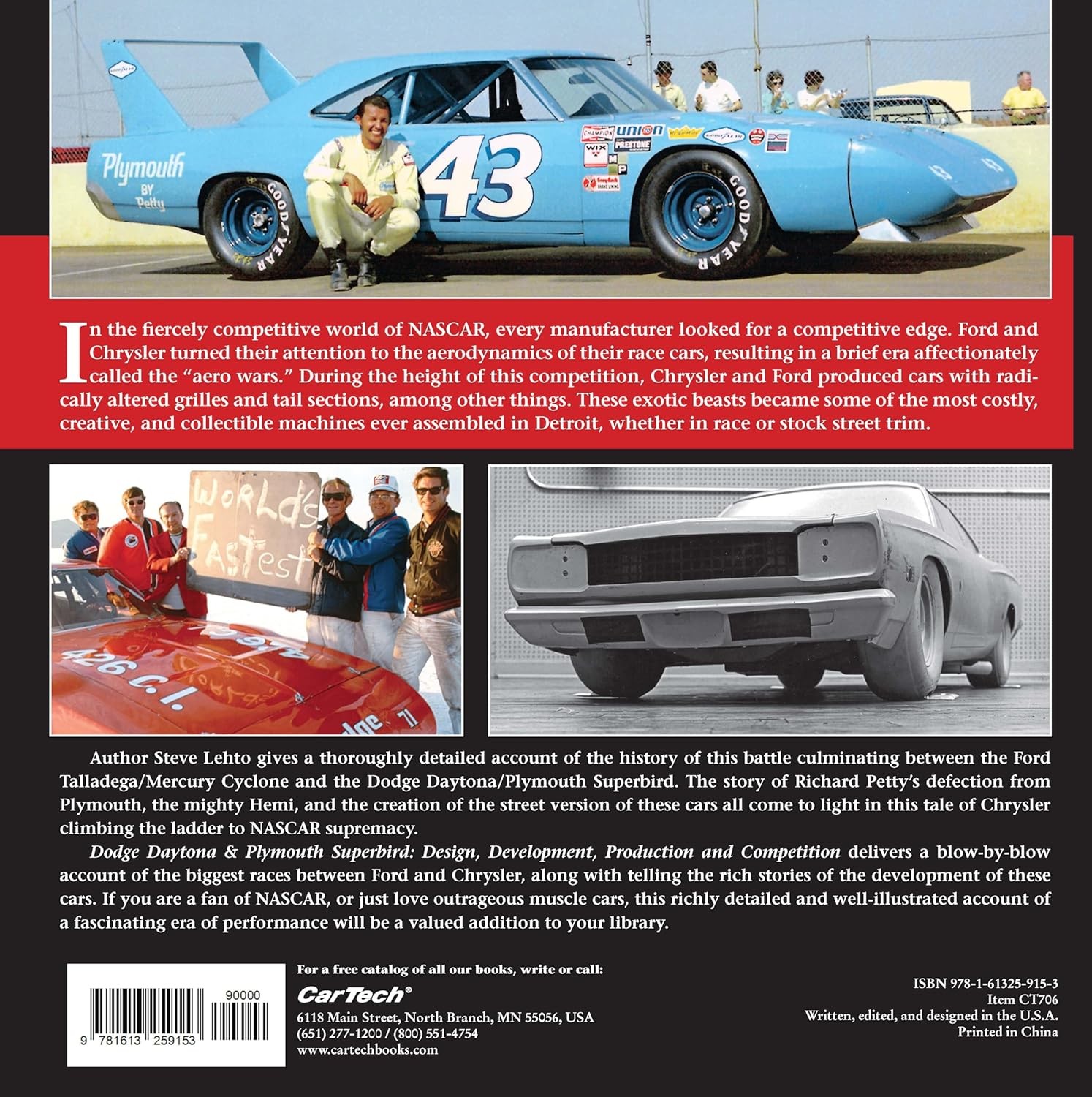 Dodge Daytona & Plymouth Superbird Design, Development, Production and