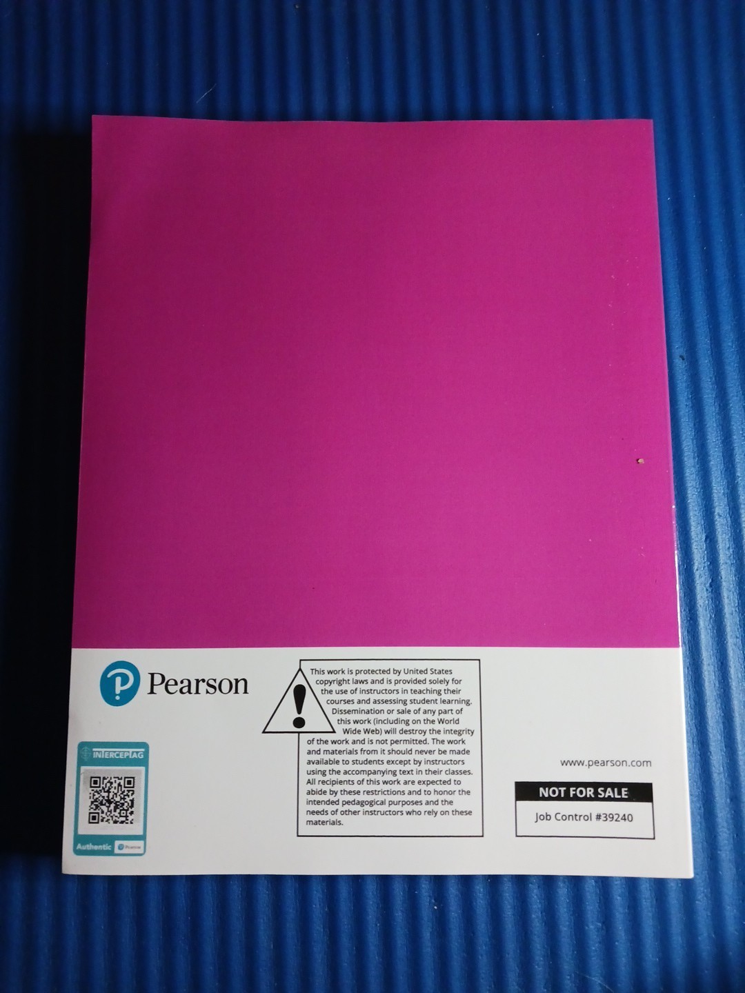 Physiology of Behavior Carlson and Brikett – Instructor’s edition same as US ed.