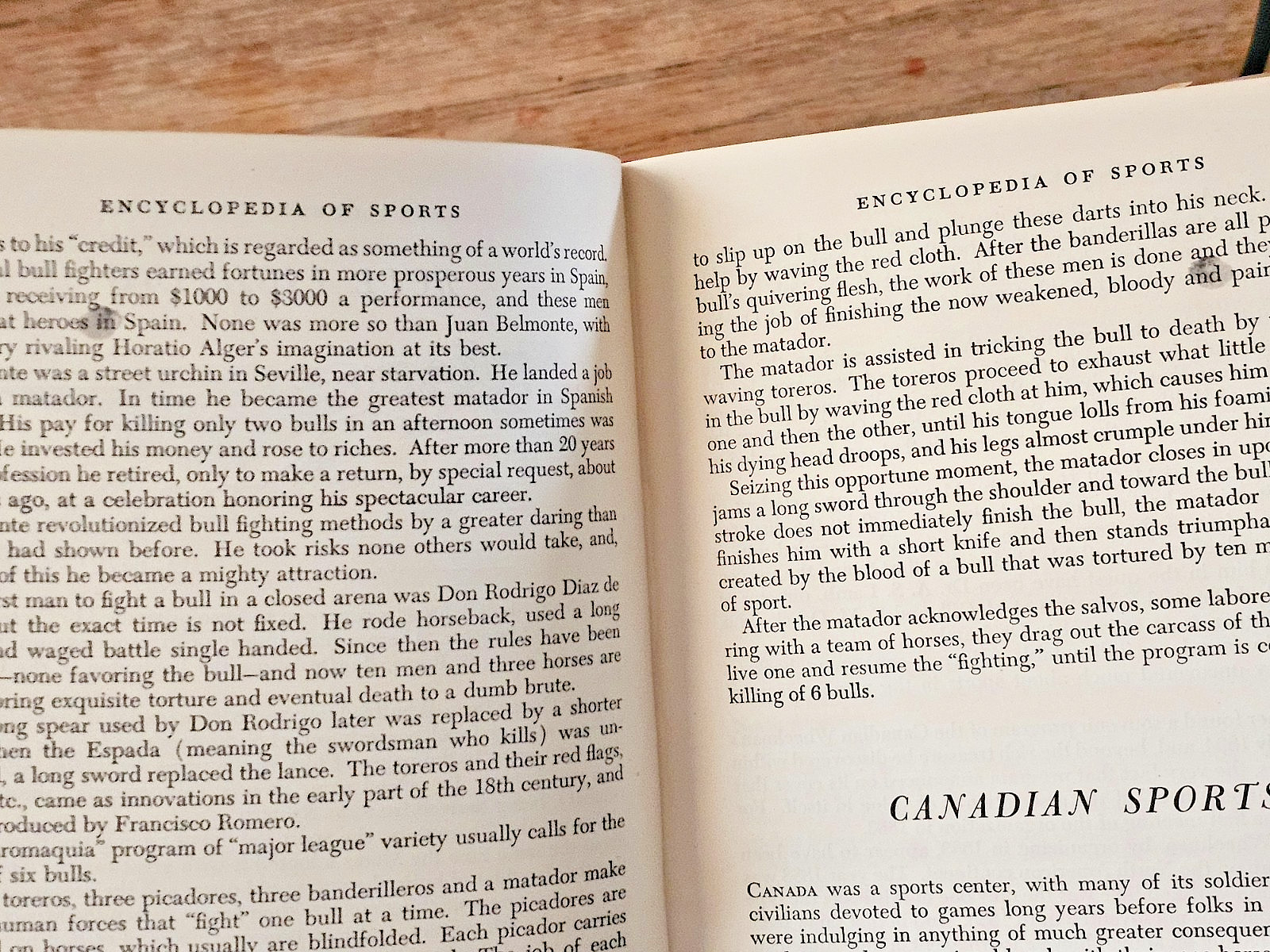 Encyclopedia of Sports by Frank Menke 1944 Illustrated Revised & Enlarged HCDJ