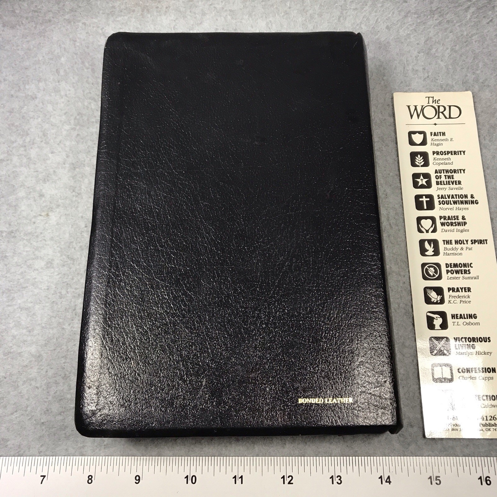 The Word Study Bible King James Version Red Letter Edition Harrison House 1990