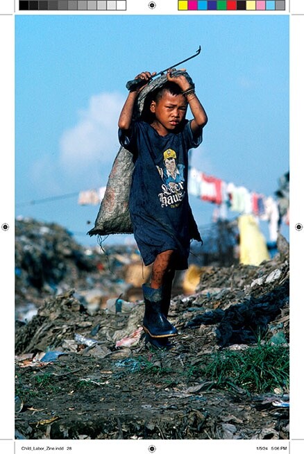 Stephen Shames – CHILD LABOR Zine – 28 pages – 5.5 x 8.5 inches BLM Zine