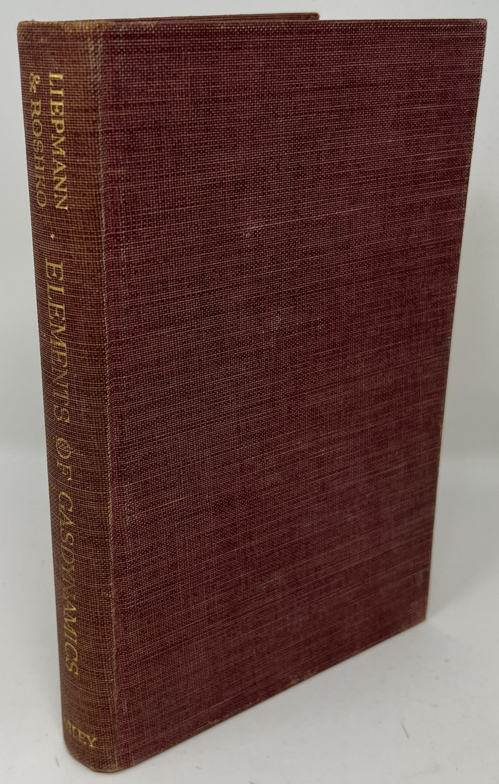VTG Elements of Gasdynamics by H. W. Liepmann & A. Roshko – 1957 HC John Wiley