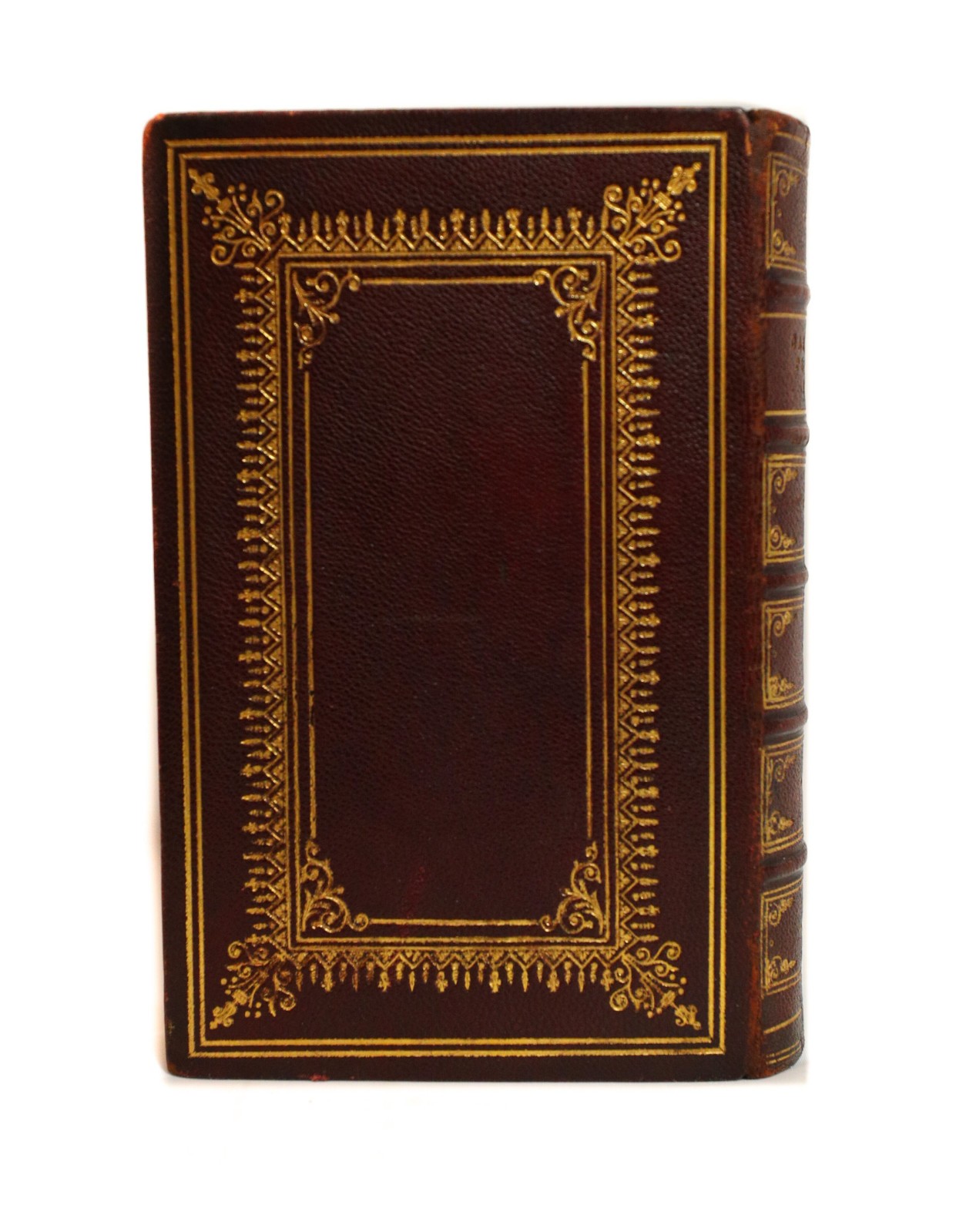 1863 WA Hill, Poetical Works of Thomas Campbell, Full Leather Fine Binding