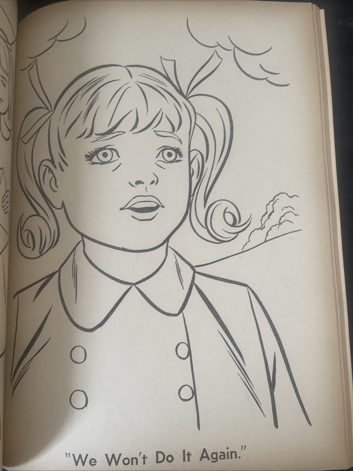 Vintage Whitman Family Affair Coloring Book 1968 18 Colored In Yellowed Pages