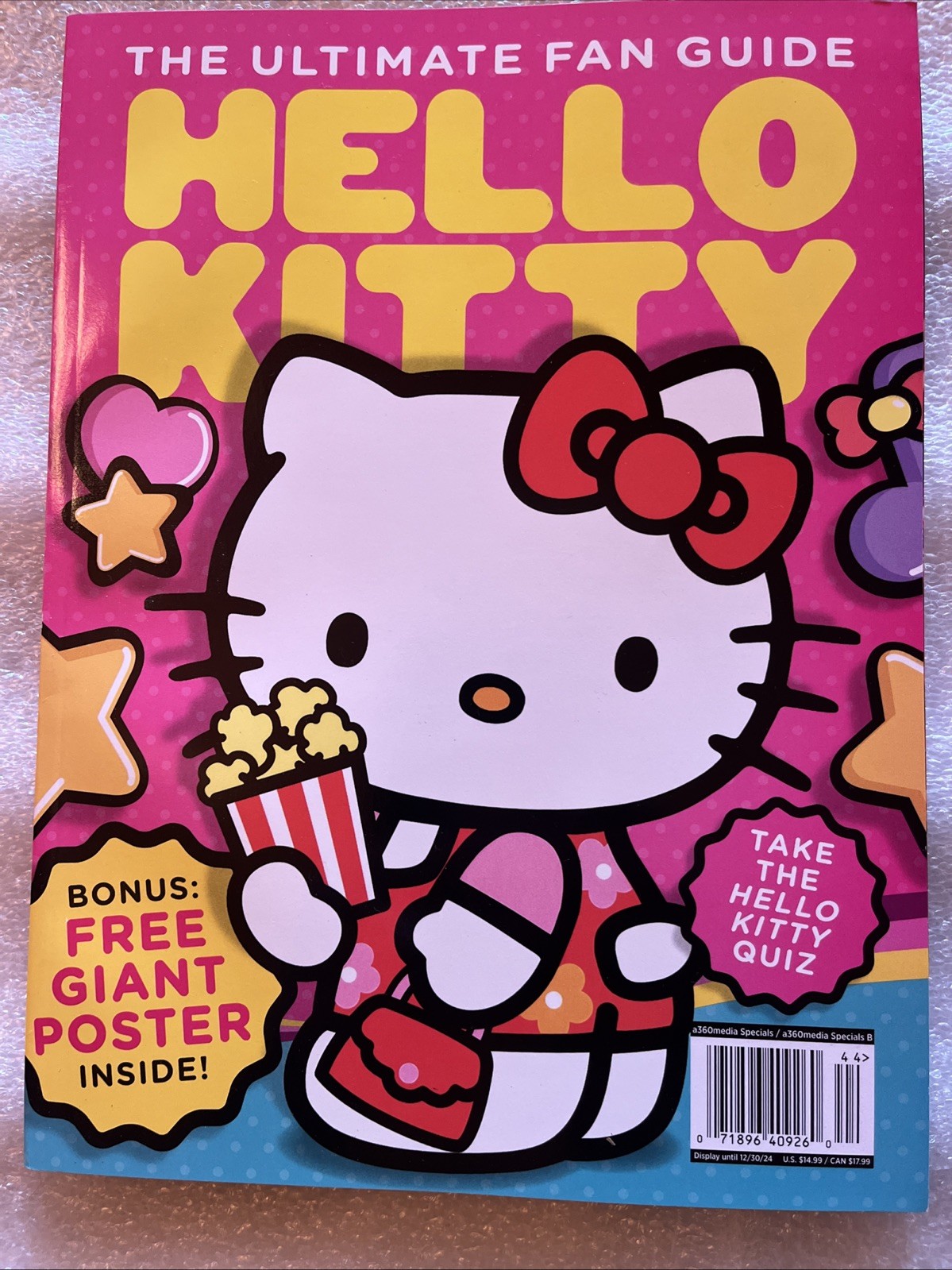 Hello Kitty Ultimate Fan Guide Magazine 2024 Giant Poster Included 98 Pages