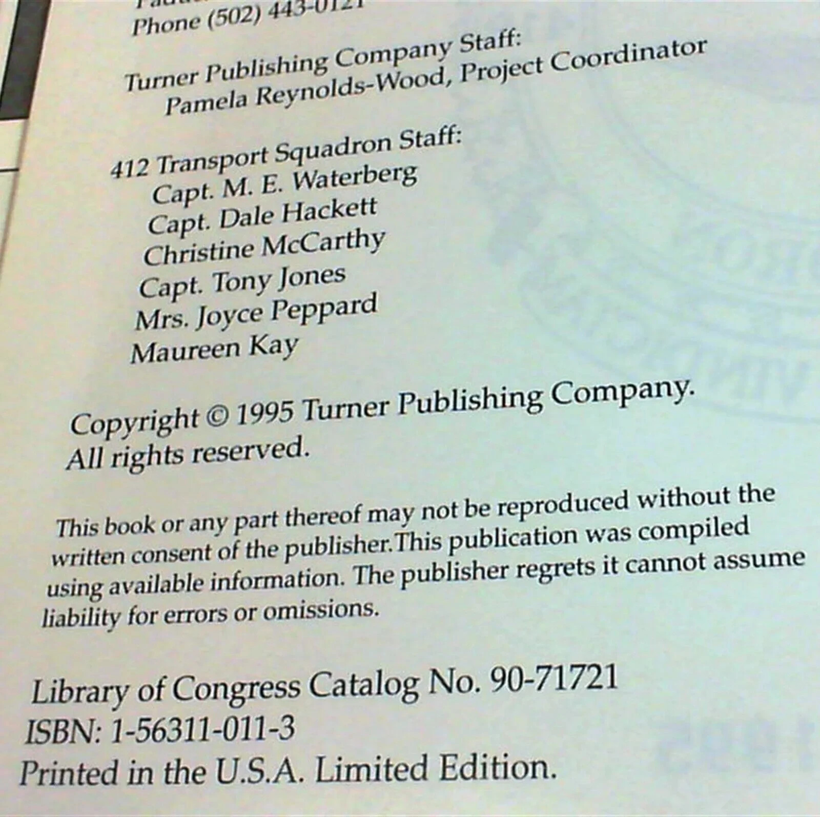 412 (Transport) Squadron RCAF 1936-1995 (412e Escadron de Transport) New HC Book