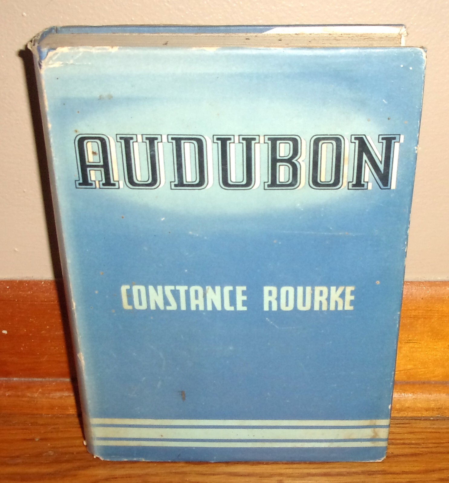 AUDUBON-1936 Biography-CONSTANCE ROURKE-12 Color Audubon Plates-Ex HC w/DJ oop!