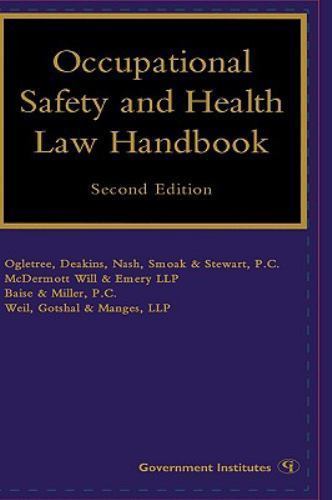 Occupational Safety and Health Law Handbook