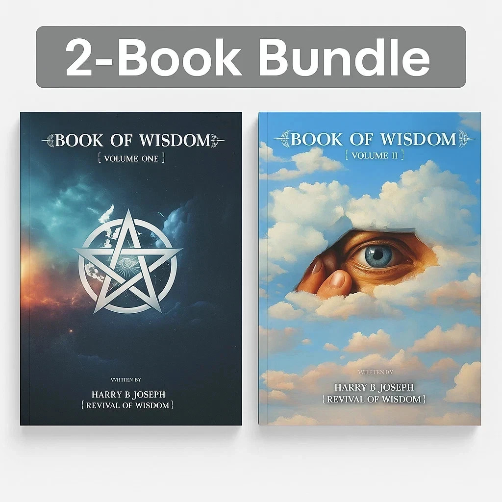 Book of Wisdom Volumes 1 & 2 by Harry B. Joseph (Paperback 2-Book Bundle) NEW