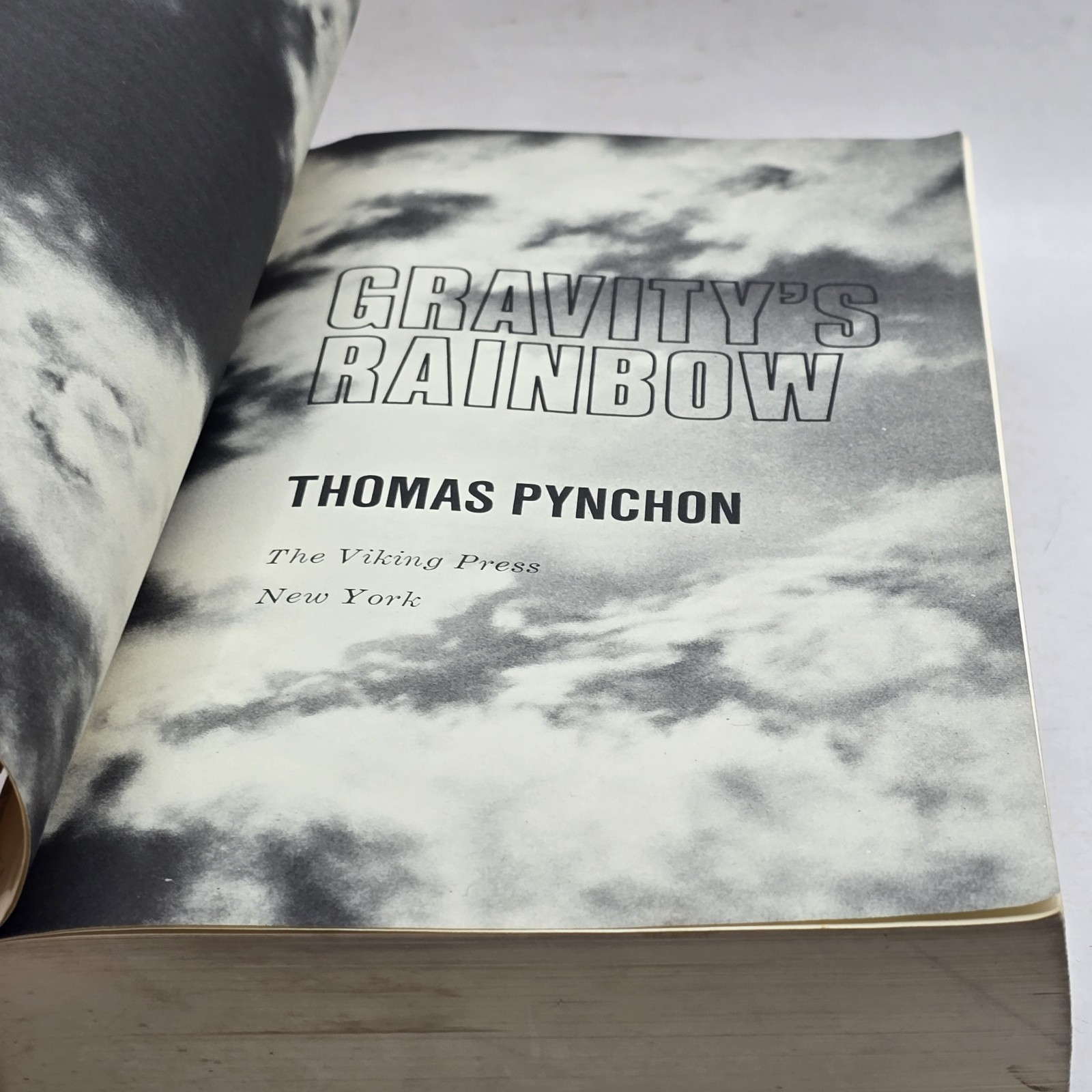Gravity’s Rainbow by Thomas Pynchon 1973 First Softcover Edition 3rd Printing