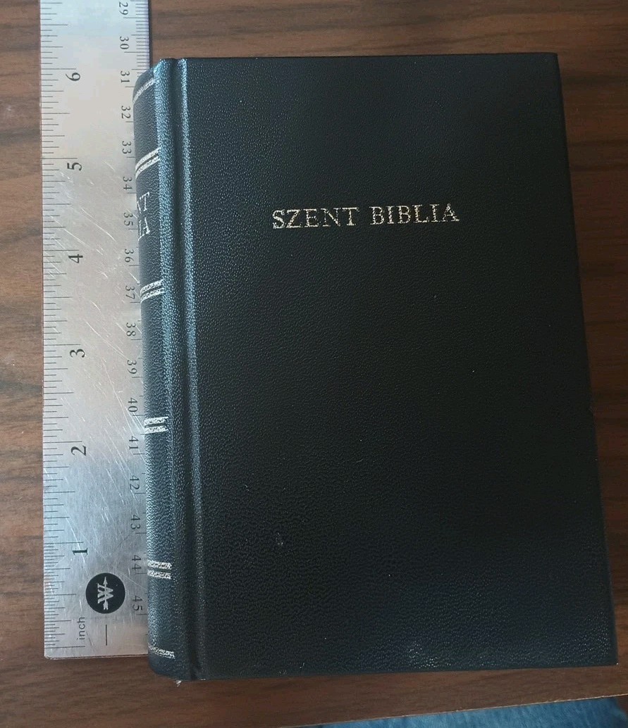 Hugarian Pocket Holy Bible 1991 5.5″x 4″