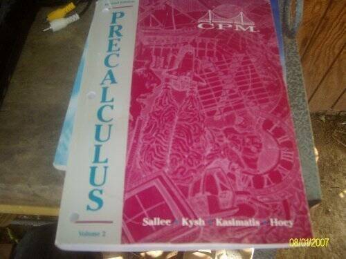 Pre-calculus with Trigonometry, 2nd Edition, Vol 2 – Paperback – GOOD
