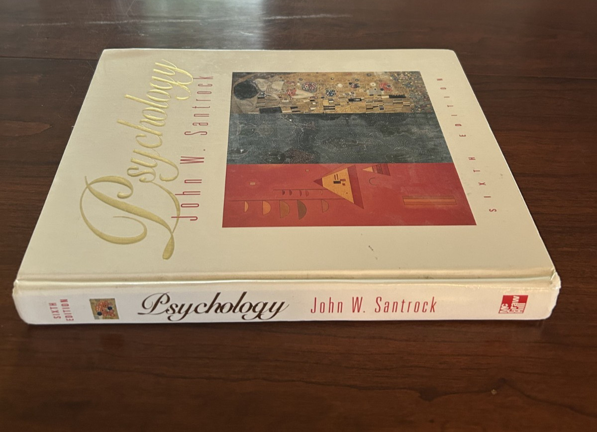 Psychology 6th Edition John W Santrock Hardcover 1999