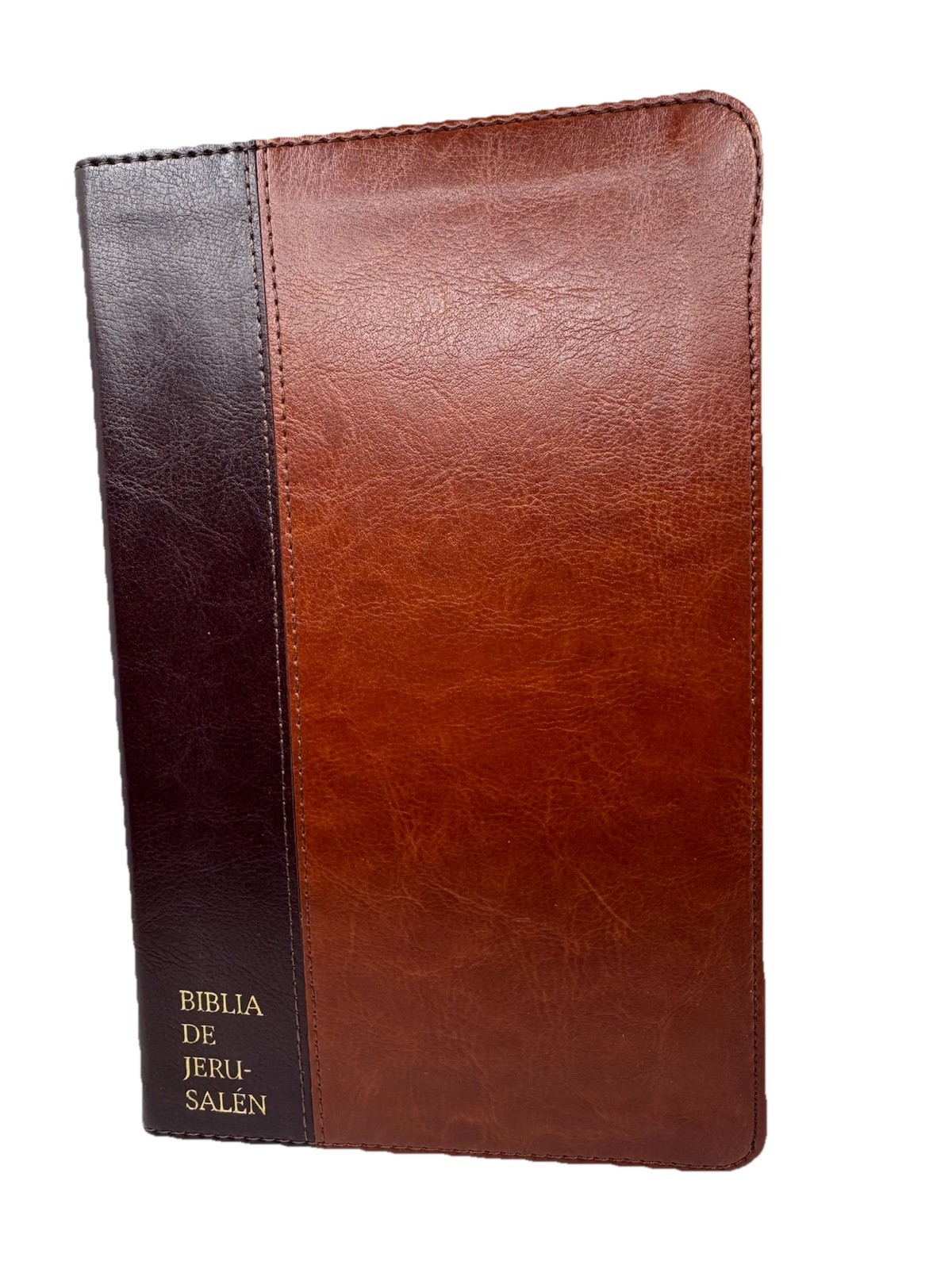 Biblia de Jerus Biblia Jerusalén Latinoamericana símil piel marrón /CATOLICA