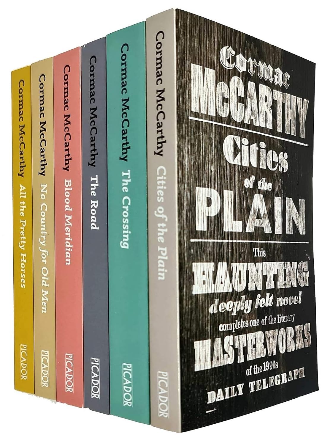 Cormac McCarthy Collection 6 Books Set (Cities of the Plain, The Crossing, The R