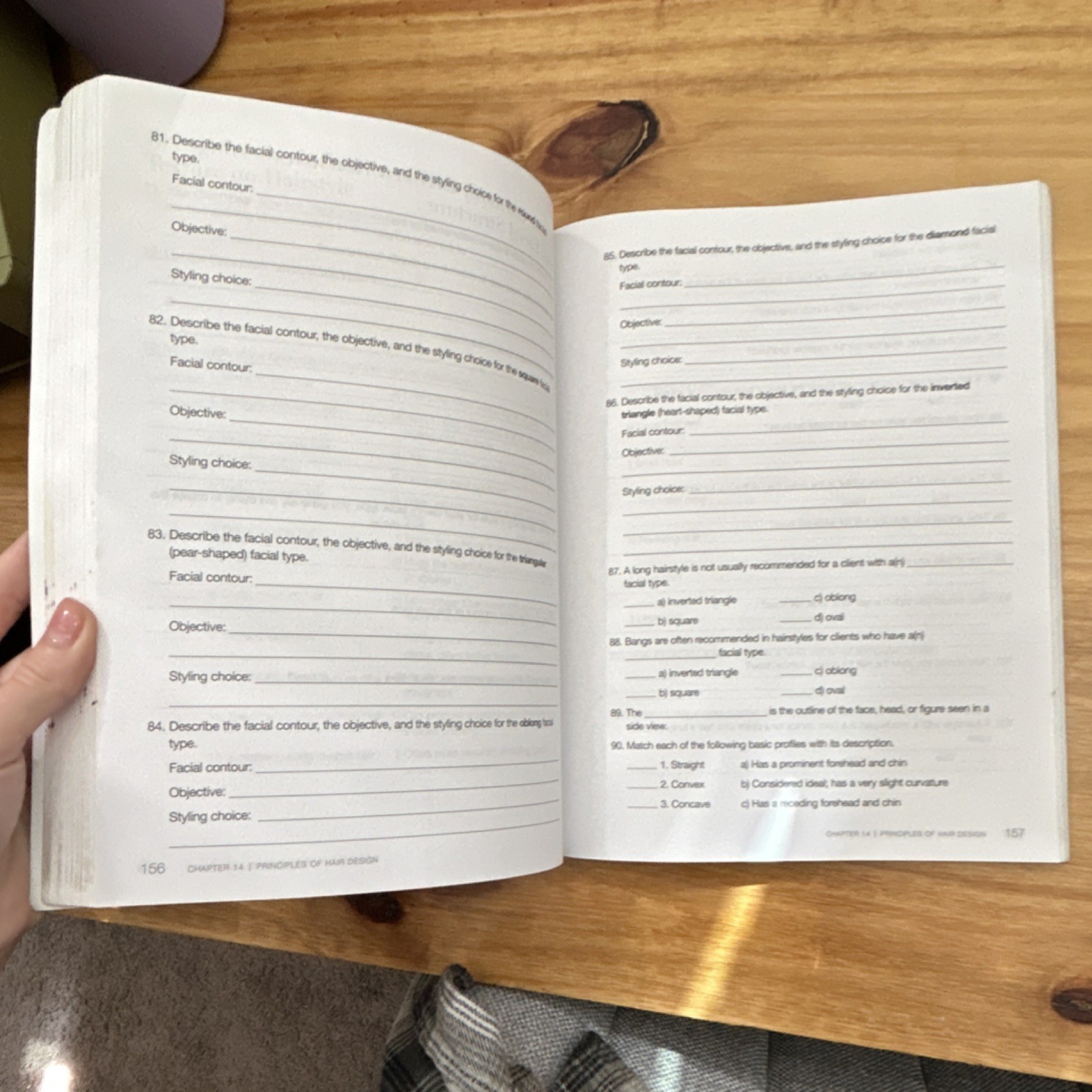 Milady Theory Workbook and textbook