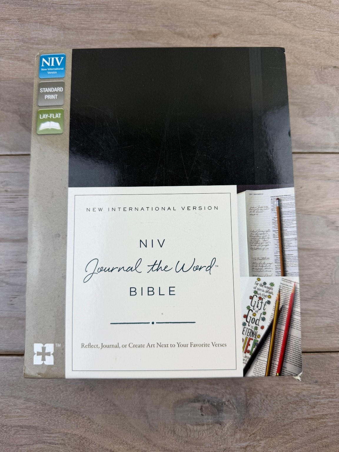 KJV Journal the Word Bible 2016 Thomas Nelson Hardcover Lay-Flat Black