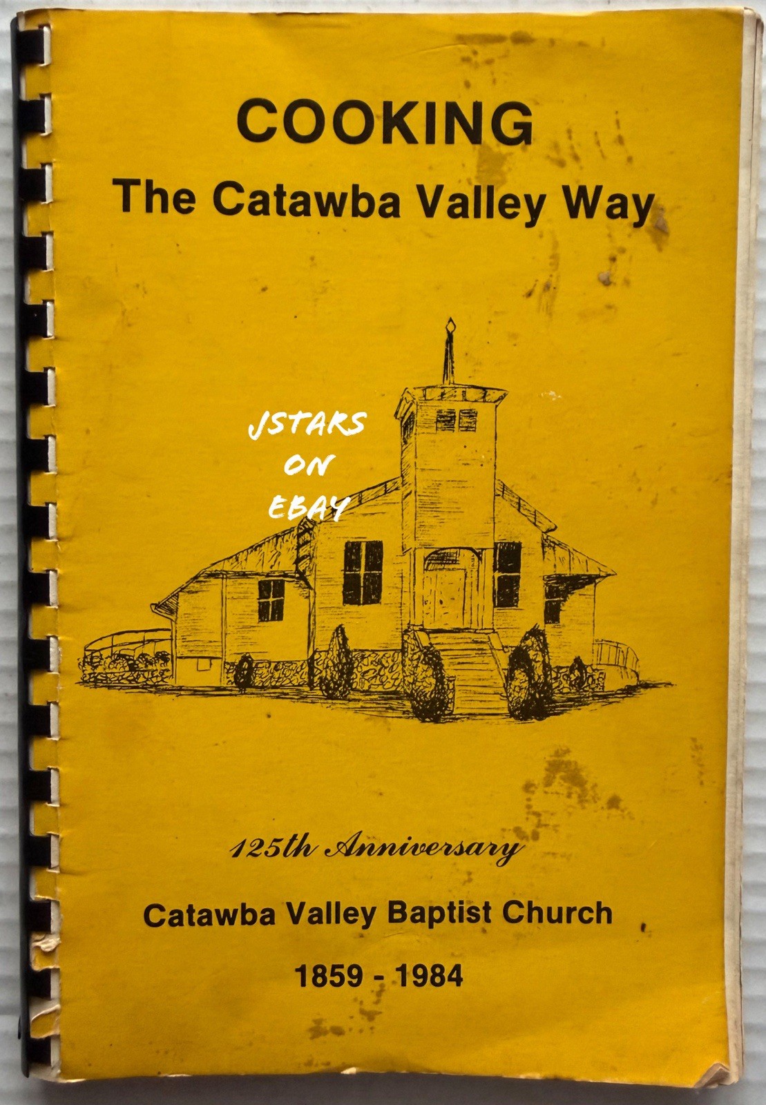 1983 CATAWBA, VA, CATAWBA VALLEY BAPTIST CHURCH COOKBOOK 98 PAGES VINTAGE